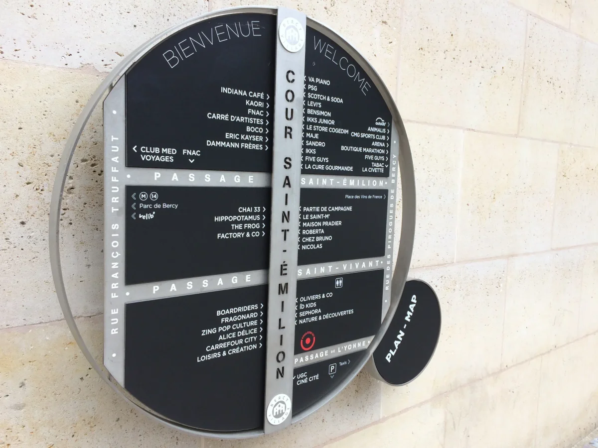 Panneaux d'information